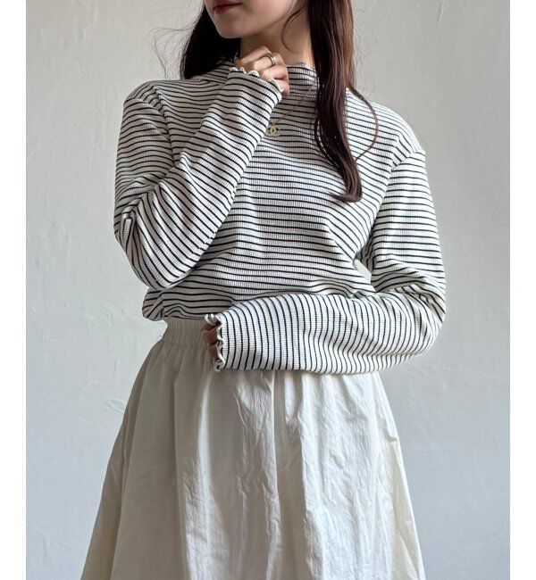 Lbc with Life「ミニワッフルタートルボーダーロンT」|その他|