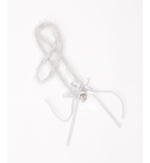 VENCE share style「フリルリボンストラップ」|ネックレス|