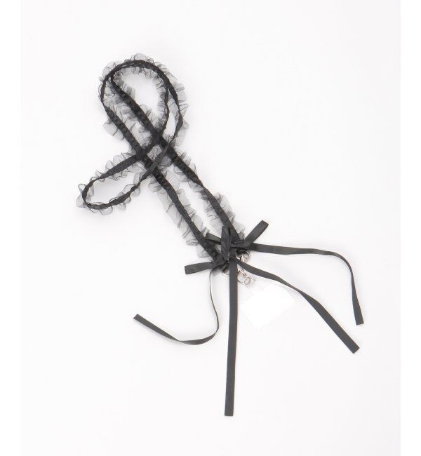 VENCE share style「フリルリボンストラップ」|ネックレス|