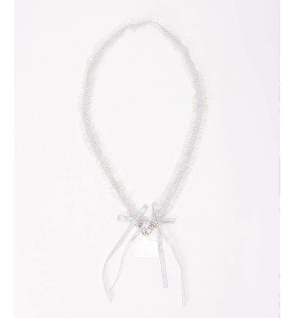 VENCE share style「フリルリボンストラップ」|ネックレス|