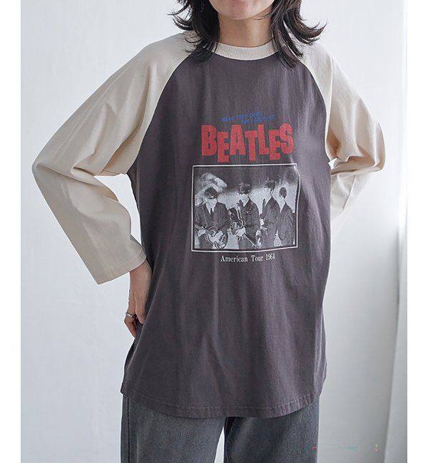 VENCE share style「【別注】THE BEATLES ザ ビートルズ ツアーラグランロンT」|Tシャツ・カットソー|