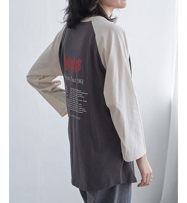 VENCE share style「【別注】THE BEATLES ザ ビートルズ ツアーラグランロンT」|Tシャツ・カットソー|