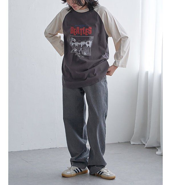 VENCE share style「【別注】THE BEATLES ザ ビートルズ ツアーラグランロンT」|Tシャツ・カットソー|