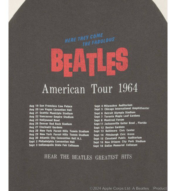 VENCE share style「【別注】THE BEATLES ザ ビートルズ ツアーラグランロンT」|Tシャツ・カットソー|
