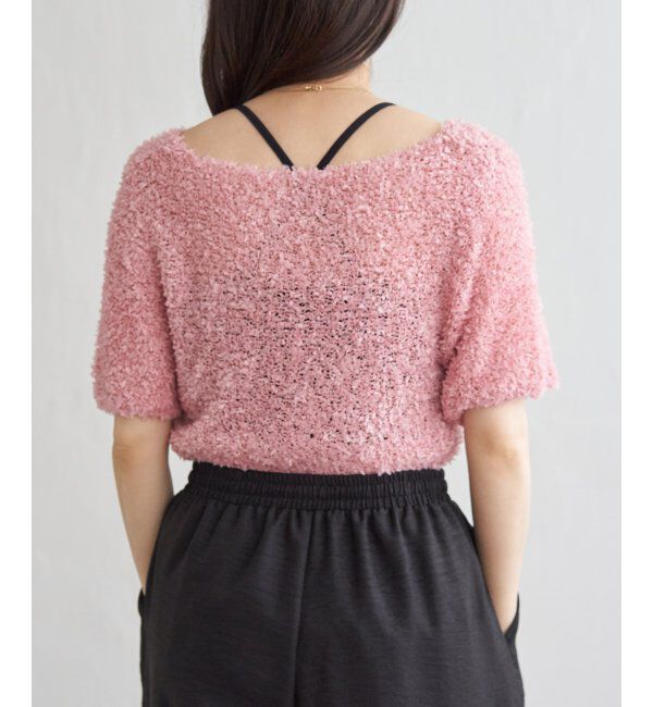 VENCE share style「チョウチョヤーンニットプルオーバー」|タンクトップ|