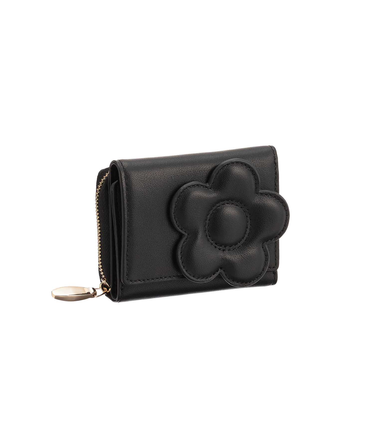 MARY QUANT「ビッグデイジーパッチ ミニウォレット」|財布|