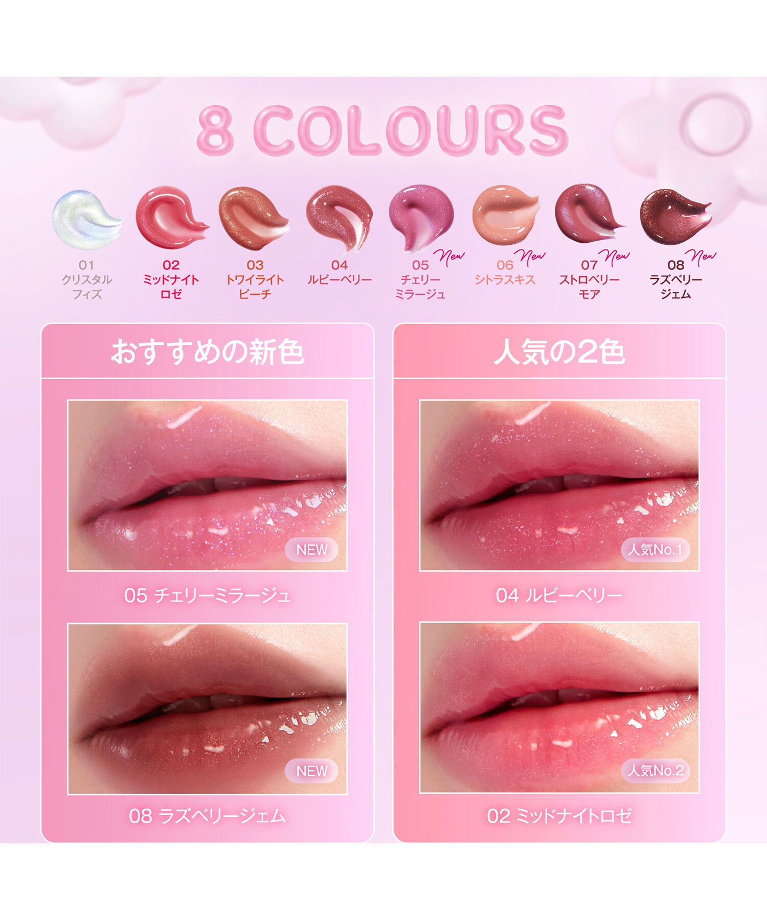 MARY QUANT「デイジードール ジュエリー シロップ グロス」|リップメイク|