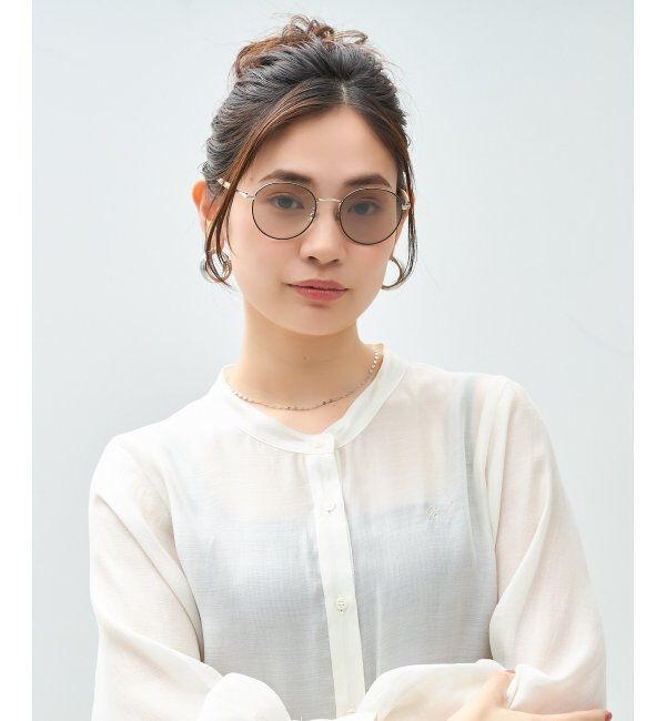  「Zoff meets LISA LARSON｜ボストン型 サングラス｜リサ・ラーソン｜紫外線防止 UVカット｜ユニセックス」|サングラス|