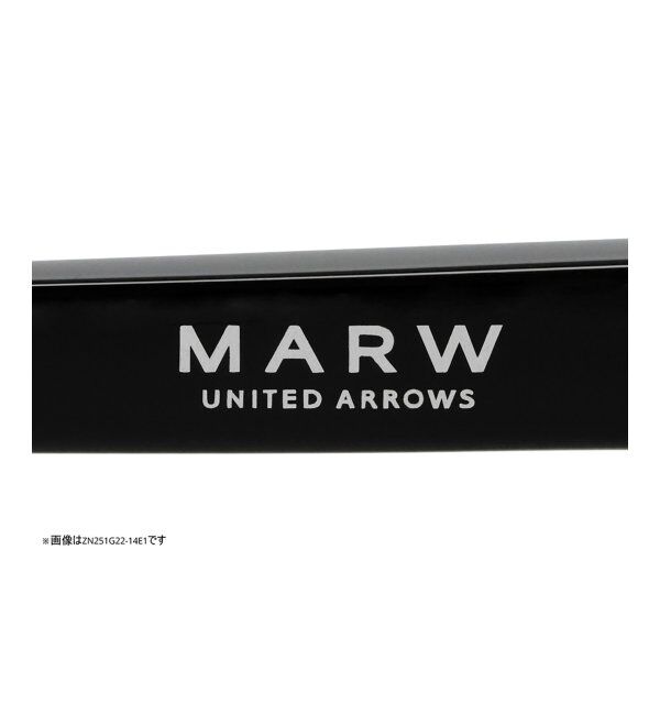  「Zoff MARW UNITED ARROWS マルゥ ユナイテッドアローズ  サングラス | 太縁フレーム 紫外線対策 UVカット」|サングラス|