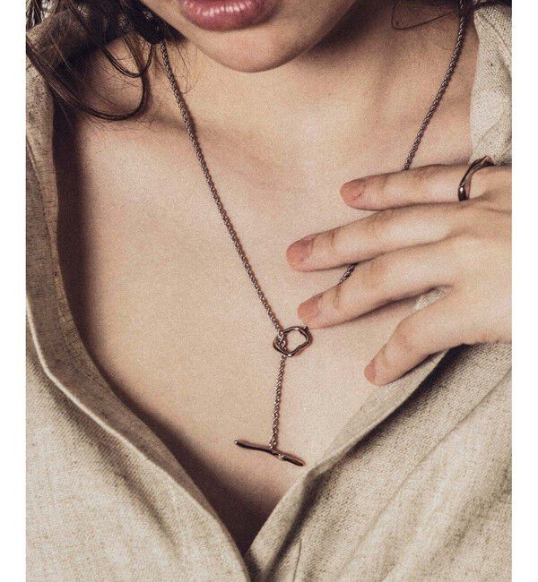 ete「ロウ ラリエット」|ネックレス|