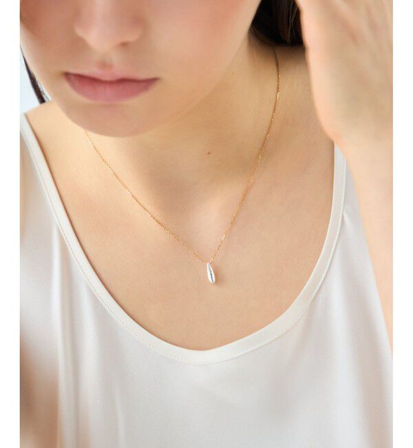 ete「[ポルカドット] ドロップ バイカラー ネックレス」|ネックレス|