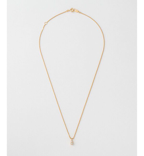 Jouete「ミニマル ジルコニア ネックレス」|ネックレス|