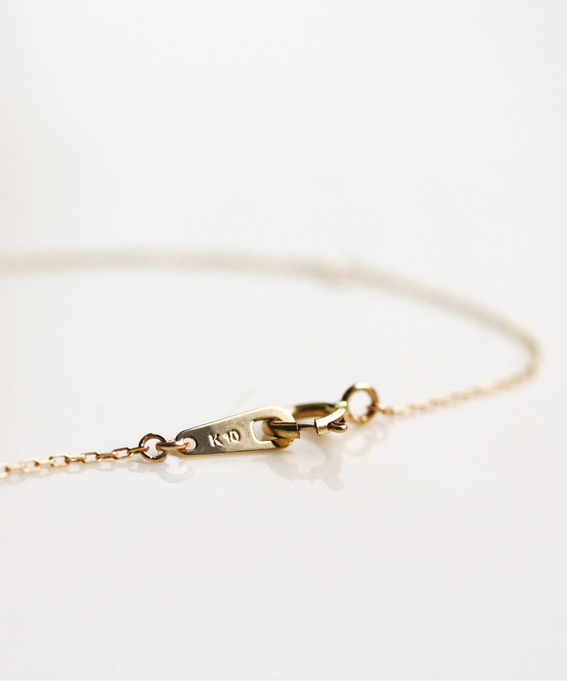  「ダイヤモンド ホースシュー ネックレス | K10YG」|ネックレス|