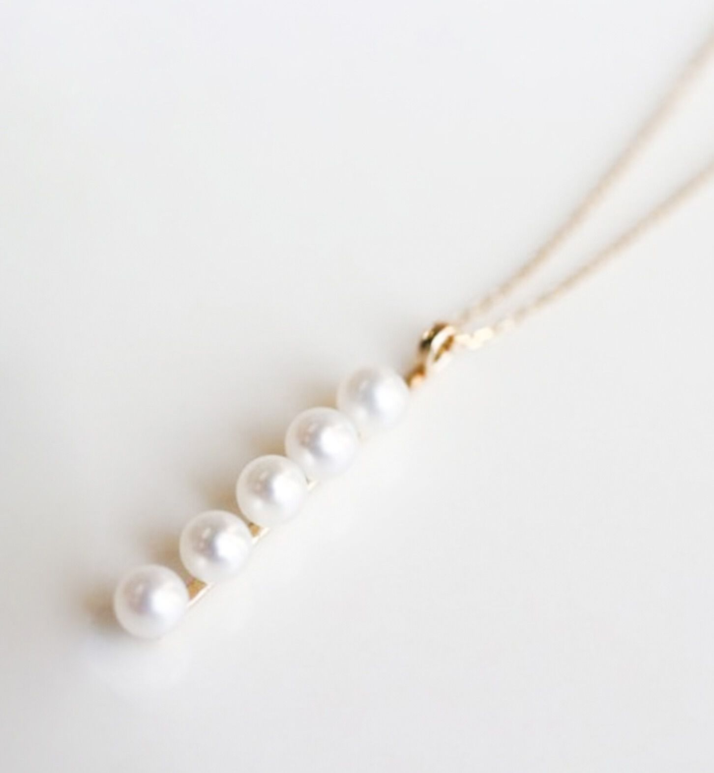  「パール ネックレス | K10YG」|ネックレス|