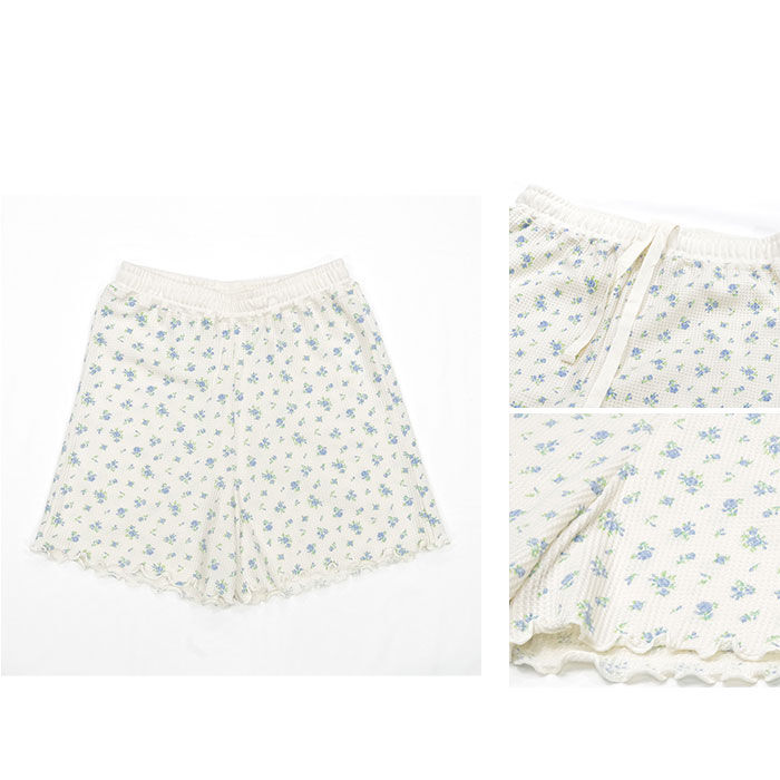 BACKYARD FAMILY「ルームウェア レディース 通販 JEMORGAN ジェーイーモーガン 花柄 半袖 ショートパンツ」|ルームウェア|