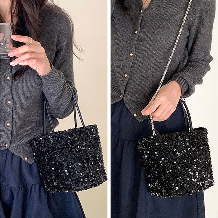 BACKYARD FAMILY「スパンコール バッグ 通販 パーティバッグ トートバッグ 2way 斜めがけ スパンコールバック」|ショルダー・メッセンジャー|