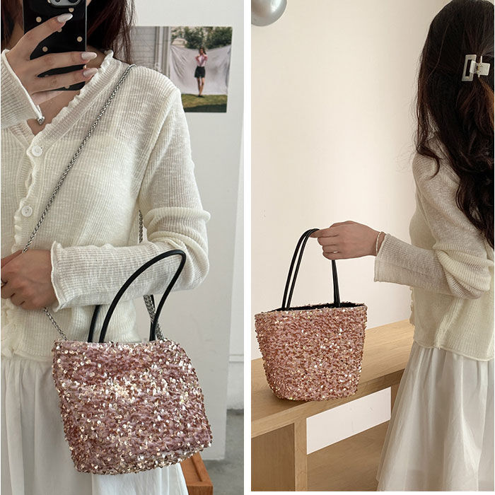 BACKYARD FAMILY「スパンコール バッグ 通販 パーティバッグ トートバッグ 2way 斜めがけ スパンコールバック」|ショルダー・メッセンジャー|