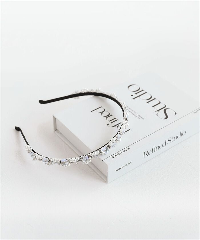 BACKYARD FAMILY「カチューシャ キッズ パール 通販 Rora ローラ ジュエリーパール 髪飾り 髪留め 髪どめ」|その他|