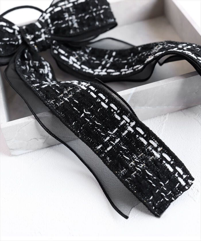 BACKYARD FAMILY「ヘアゴム リボン キッズ 通販 Rora ローラ クラシック ツイード 髪ゴム 髪飾り 髪どめ」|その他|