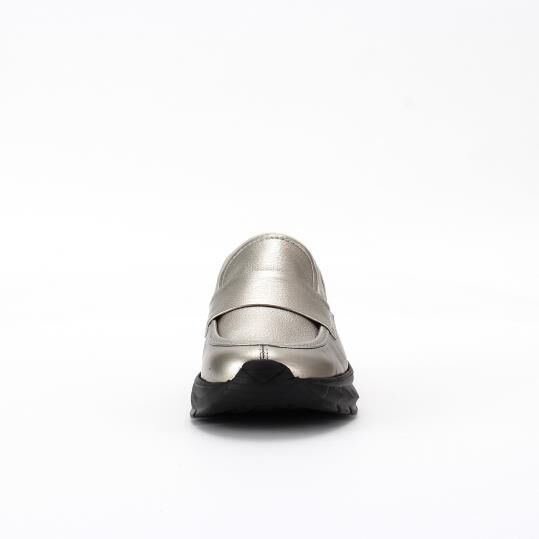 銀座かねまつ「AP260084METETN【本革】スニーカーローファー」|スニーカー|