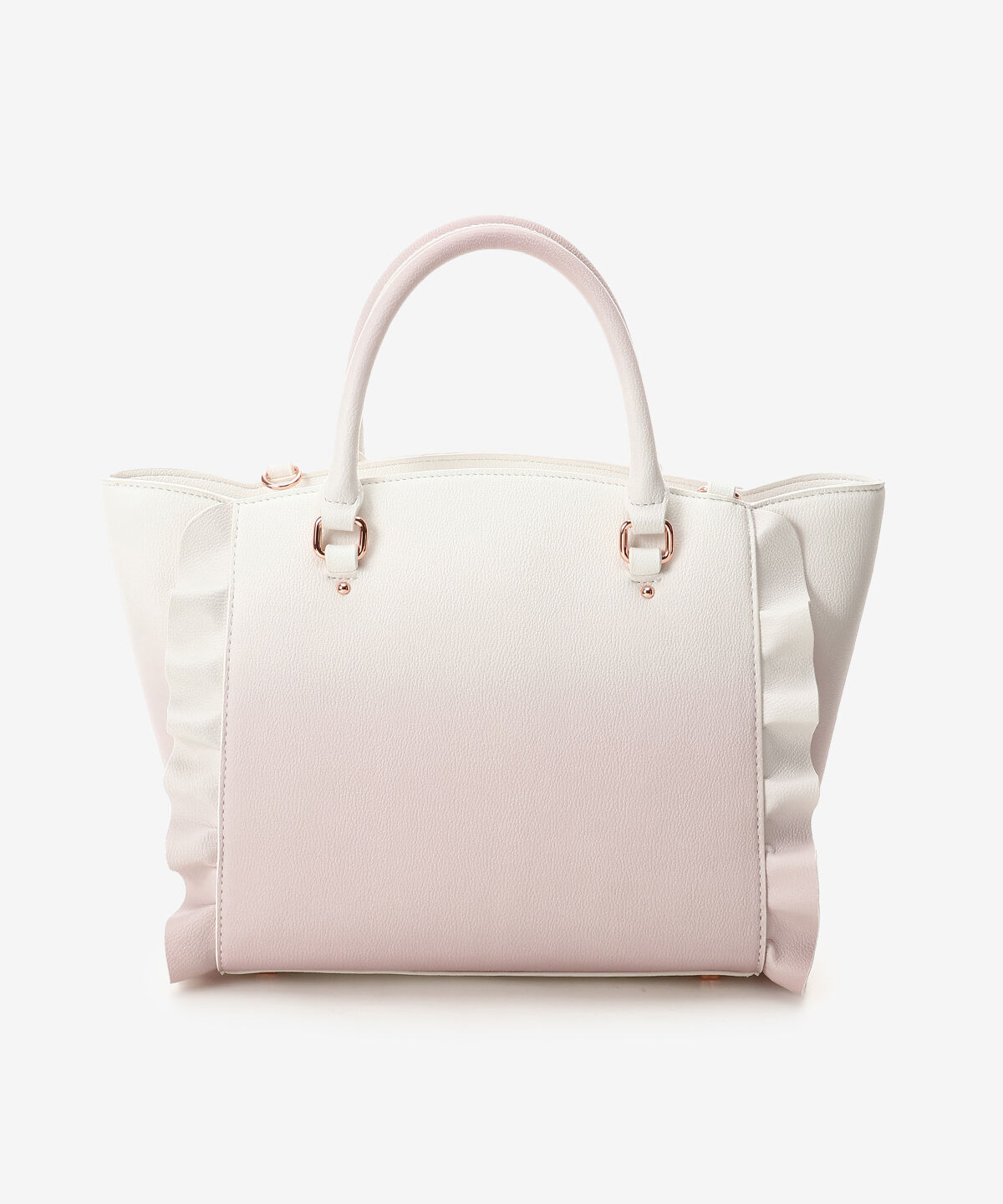 Samantha Vega「レースアップハートビジューグラデーションフラッタ―(小)」|ハンドバッグ|