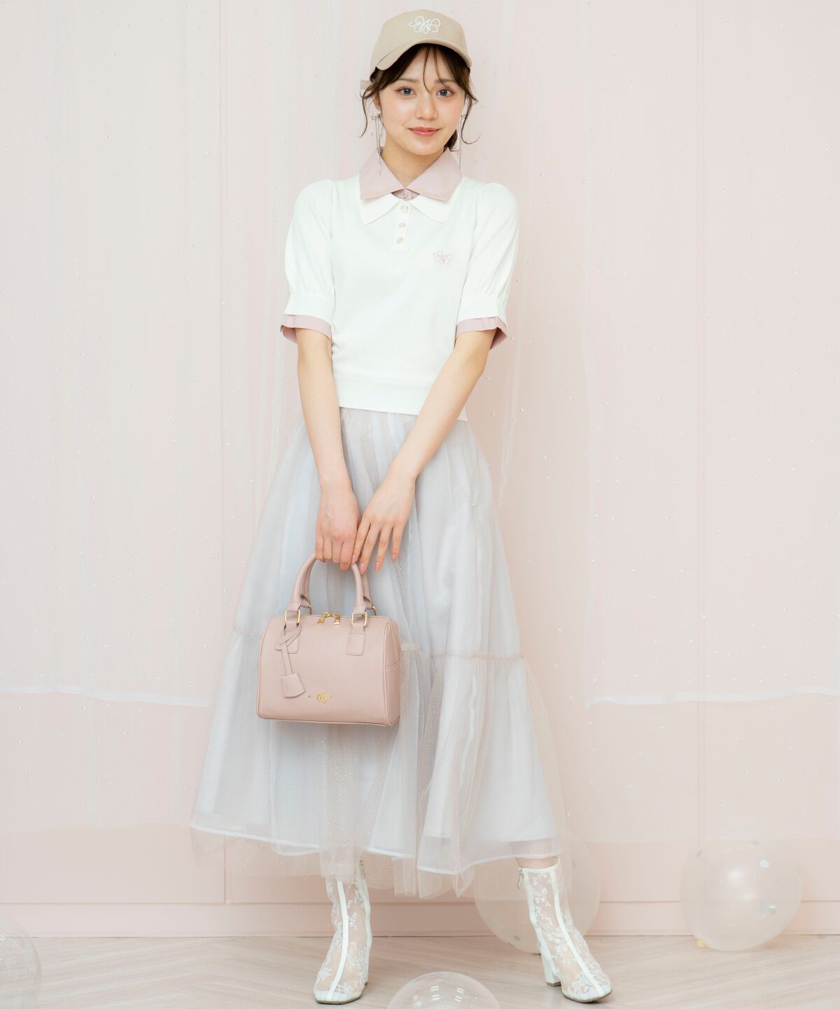 WILLSELECTION「ラメチュールティアードスカート」|フレア|