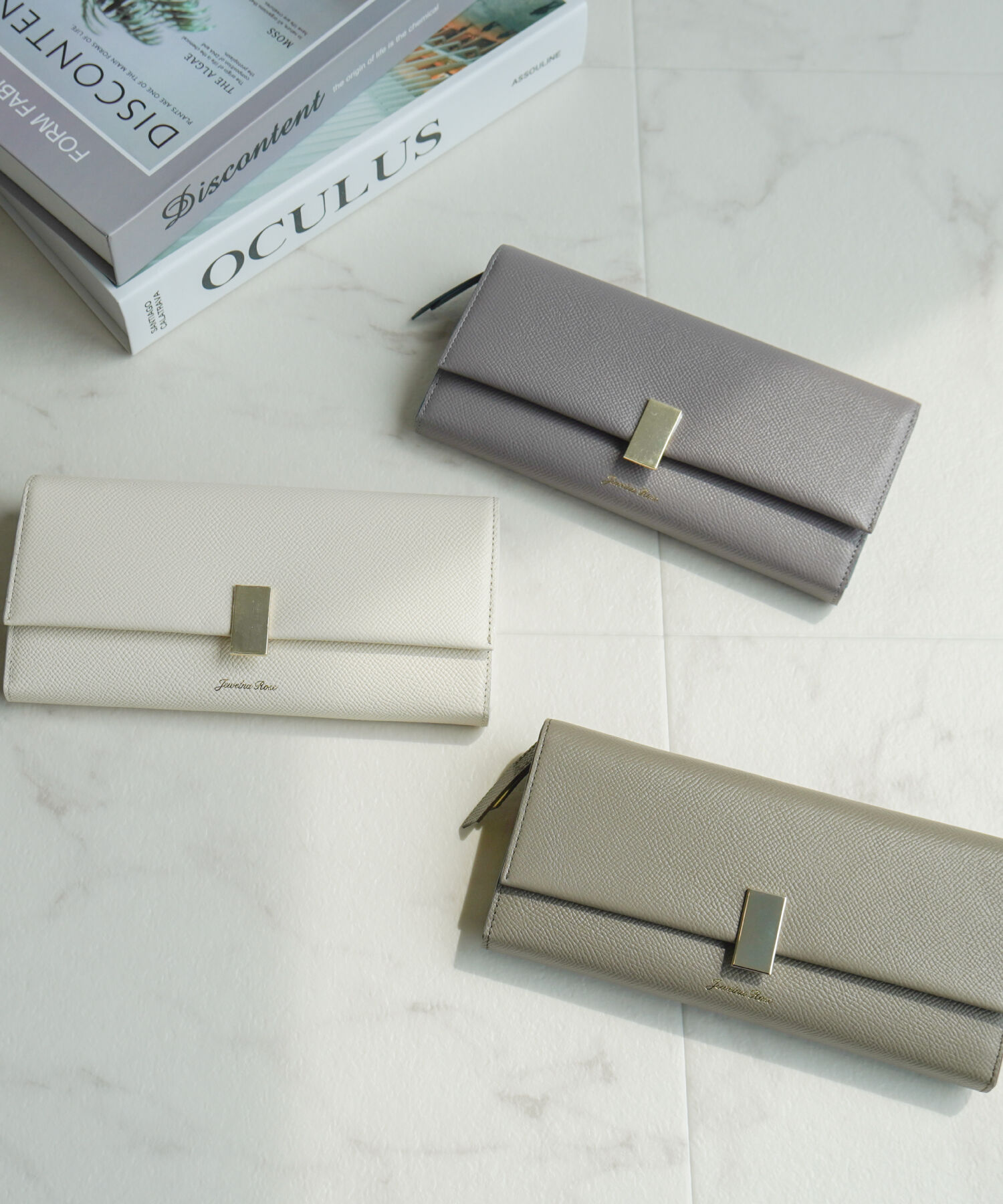 Jewelna Rose「Jewelna Rose ブリヨン・ウォレット 本革 長財布 15143」|財布|