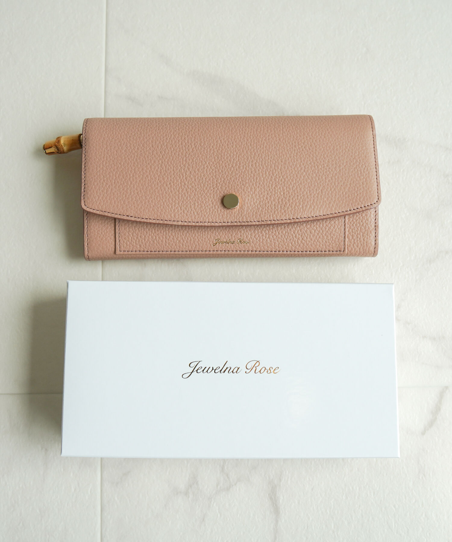 Jewelna Rose「Jewelna Rose フォリー・ウォレット 本革 長財布 15148」|財布|