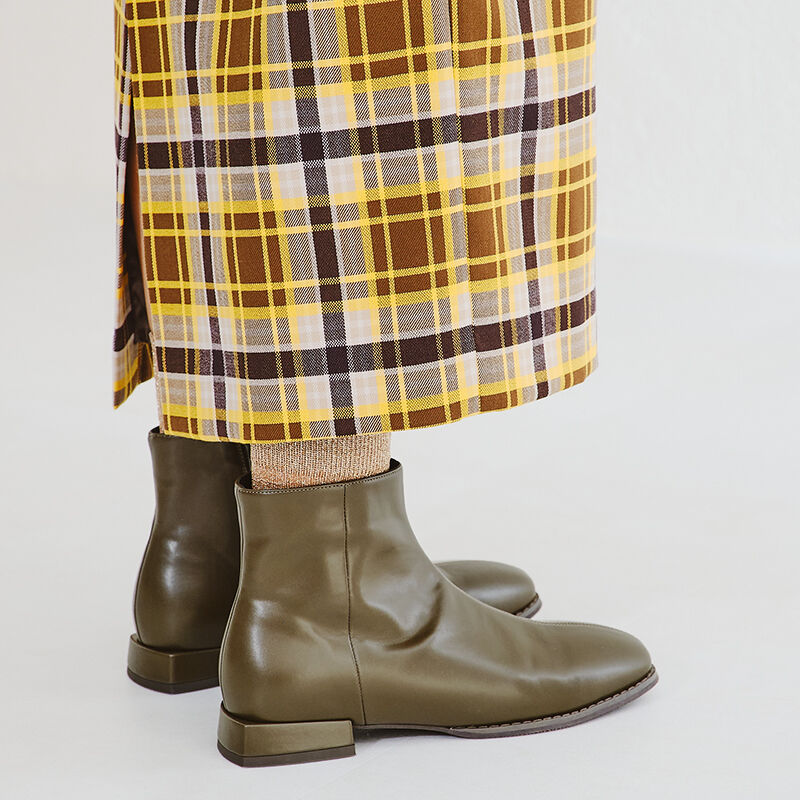 ORiental TRaffic「センターシームショートブーツ/21407」|ショートブーツ|