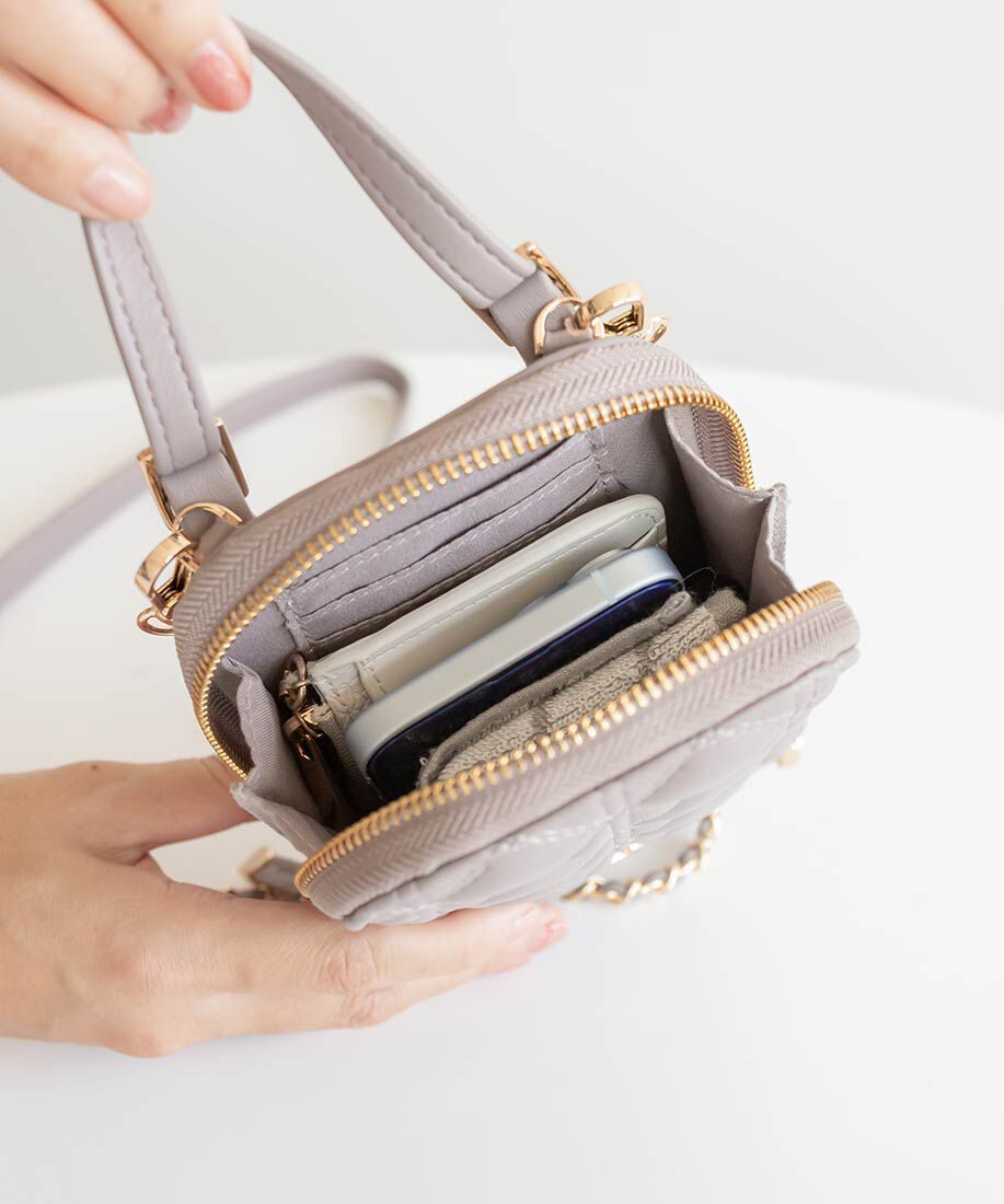  「2WAYキルティングマルチショルダーバッグ」|ショルダー・メッセンジャー|