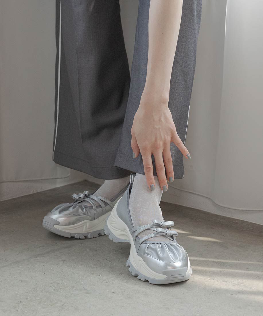  「2WAY リボンクロスベルトスニーカー」|スニーカー|