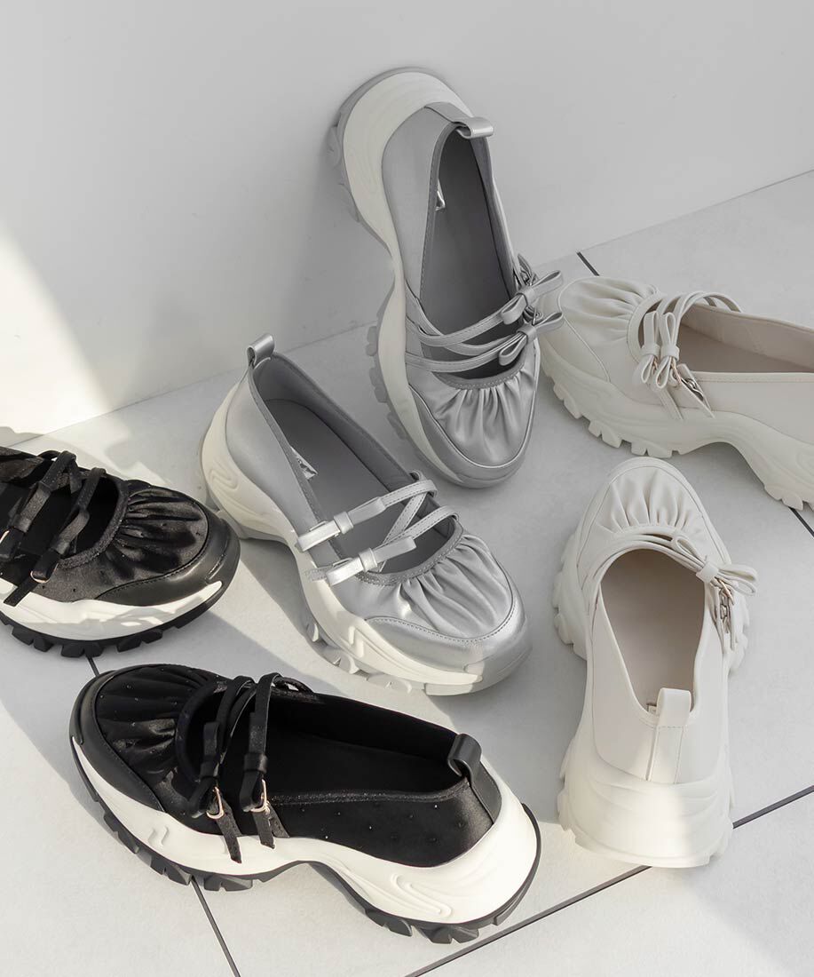  「2WAY リボンクロスベルトスニーカー」|スニーカー|