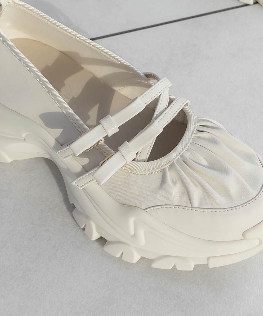  「2WAY リボンクロスベルトスニーカー」|スニーカー|