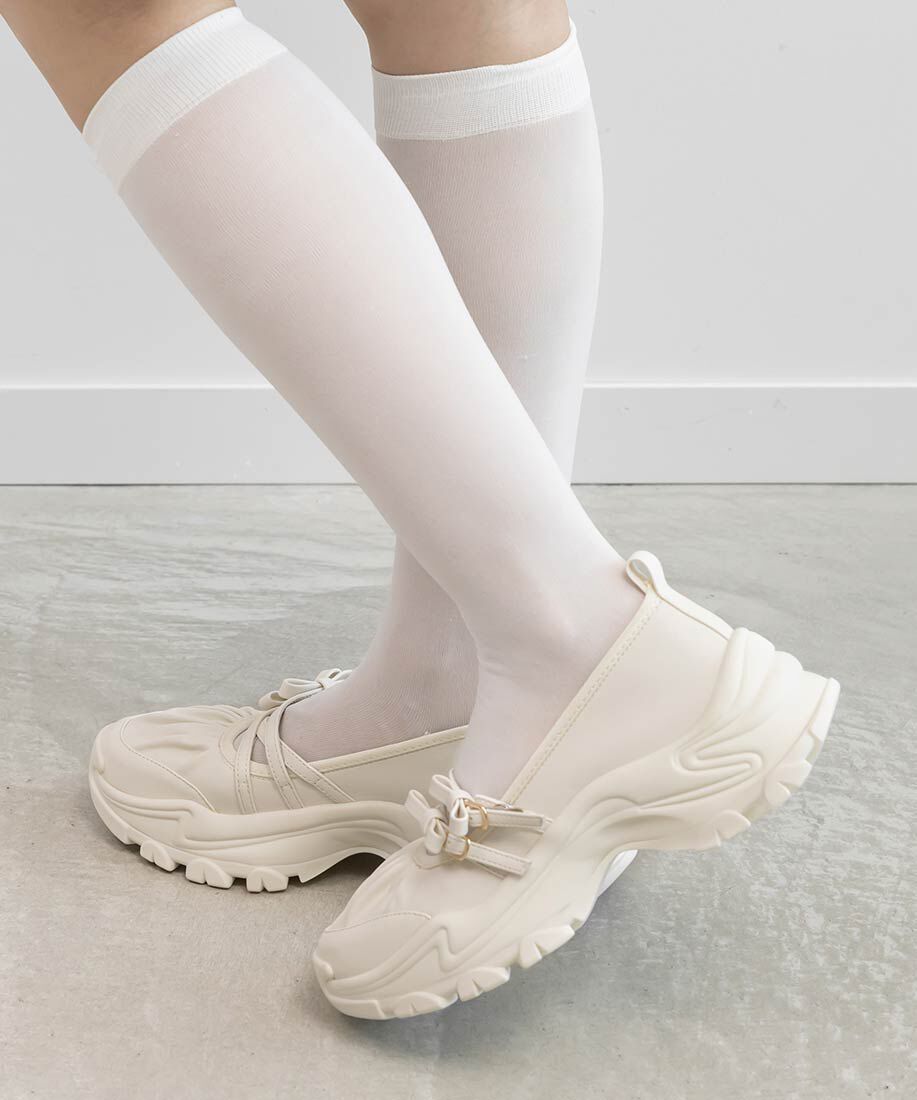  「2WAY リボンクロスベルトスニーカー」|スニーカー|