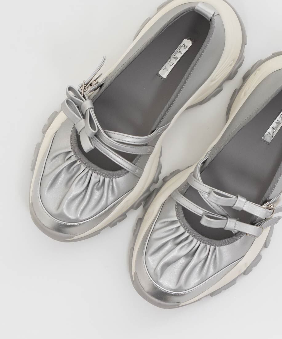  「2WAY リボンクロスベルトスニーカー」|スニーカー|