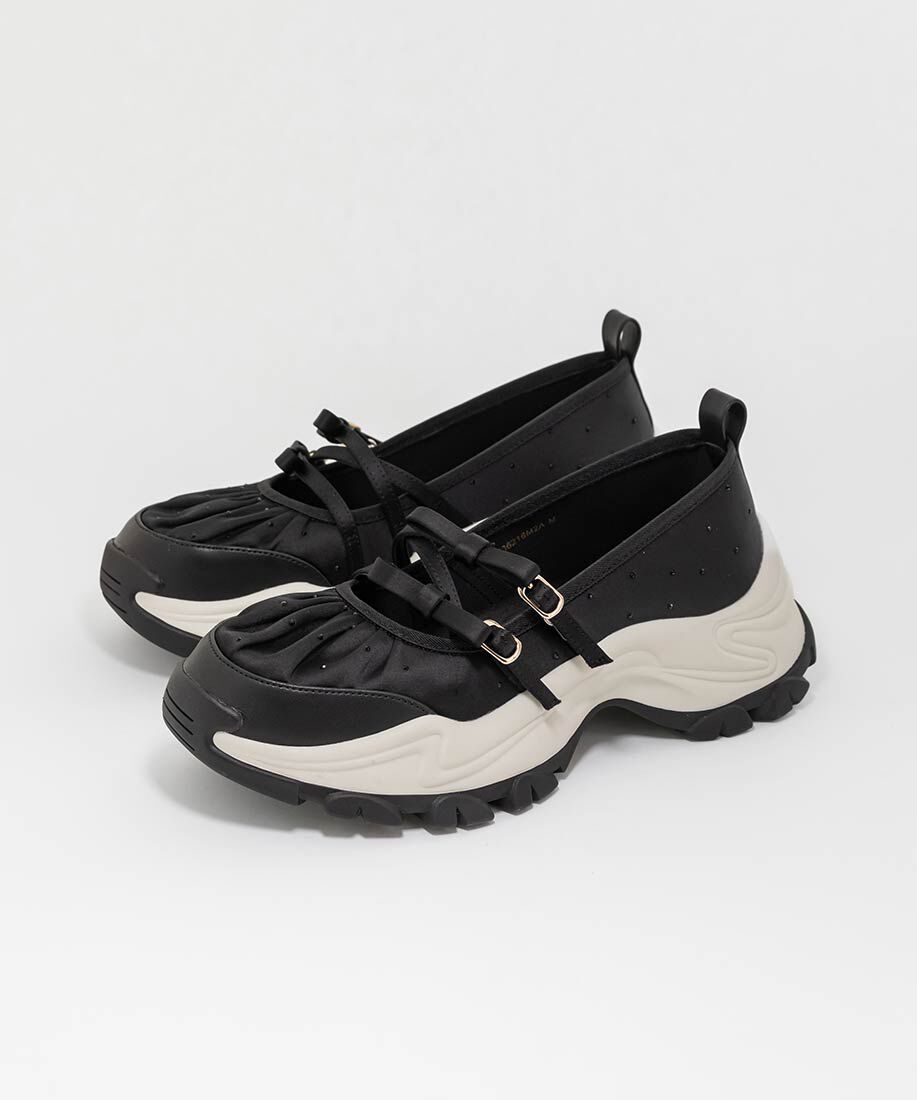  「2WAY リボンクロスベルトスニーカー」|スニーカー|