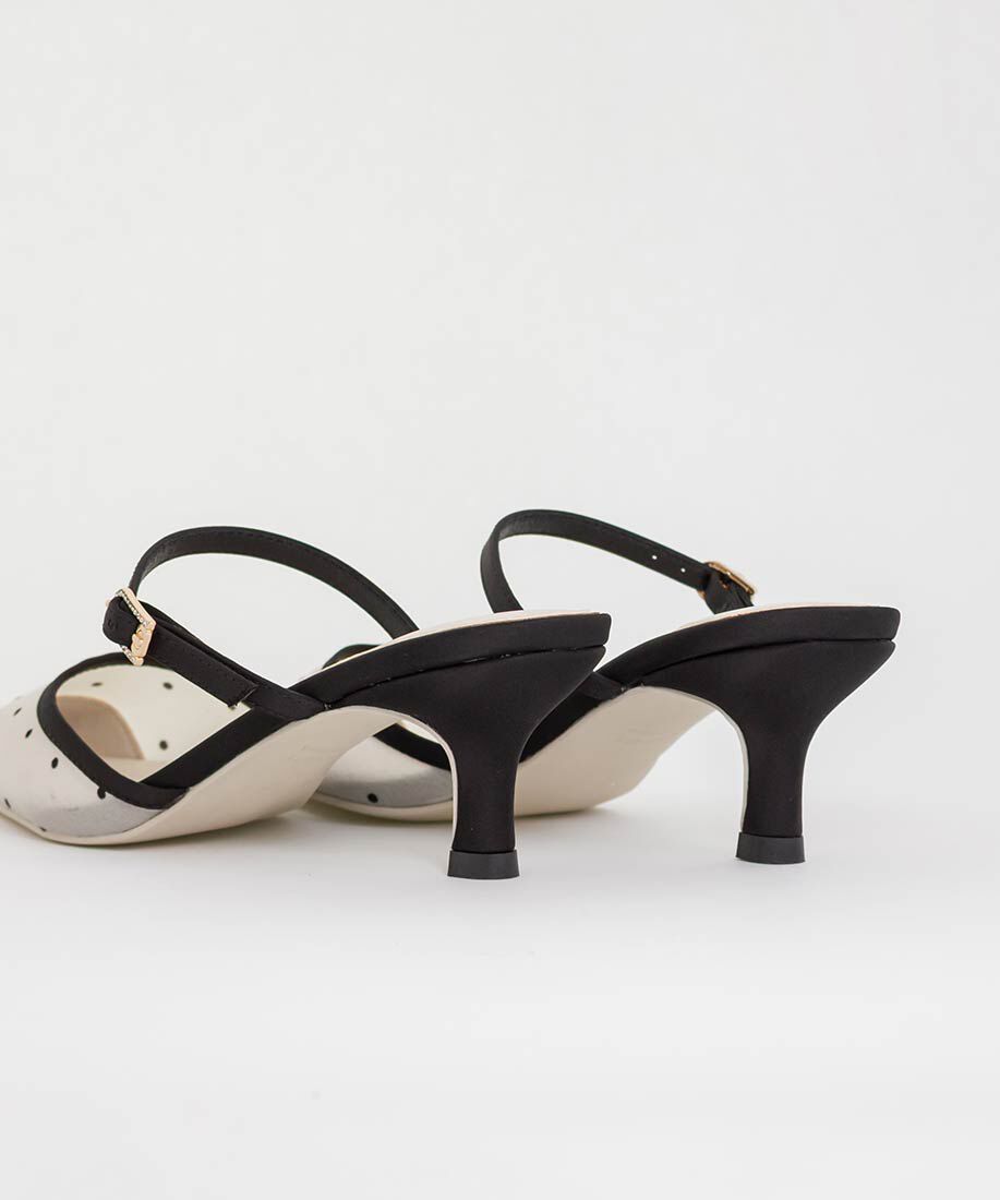  「ビジューバックルシアーミュールパンプス」|パンプス|