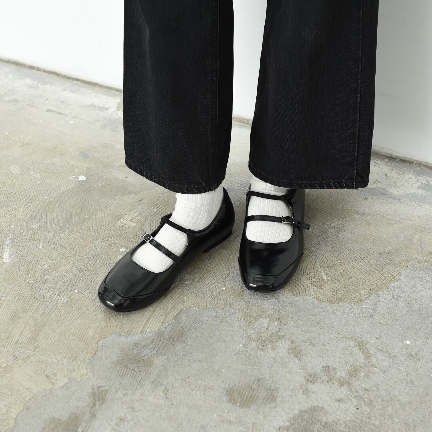ABC SELECT「【ABC SELECT】2BELT TOE CAP FLAT」|パンプス|