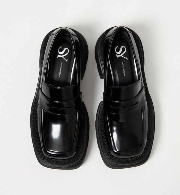 ODETTE E ODILE「＜SY＞ スクエアボリュームローファー フラット65&uarr;」|ローファー|