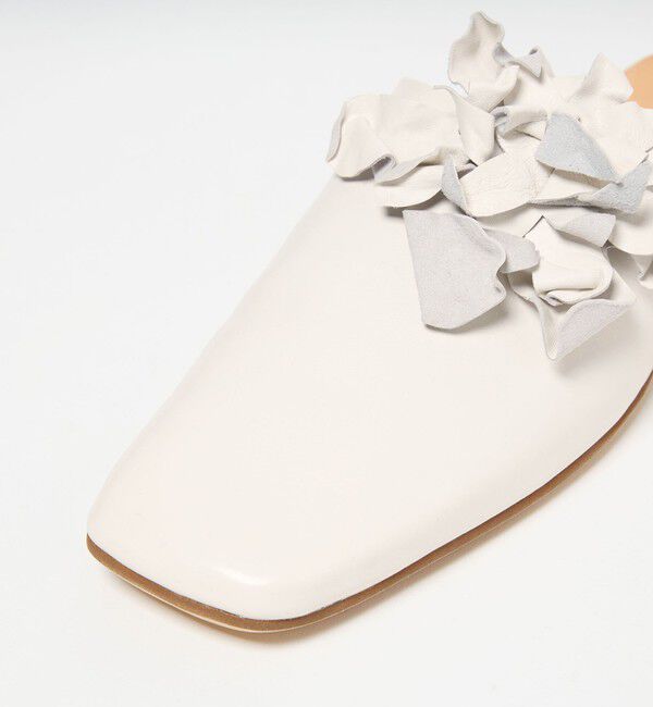 ODETTE E ODILE「コサージュミュール フラット10」|パンプス|