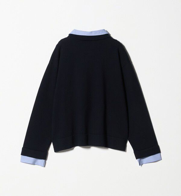 UNITED ARROWS「4WAY シャツコンビ ポロニット ‐ウォッシャブル‐」|ニット・セーター|