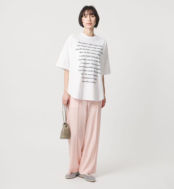 UNITED ARROWS「アセテートポリエステル ベイカーパンツ」|チノ|