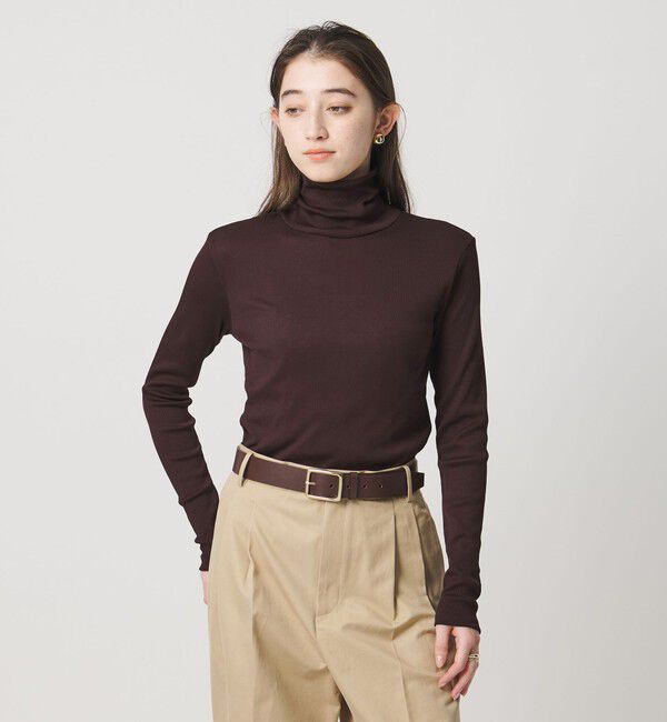 UNITED ARROWS「コットン テレコ タートル カットソー」|Tシャツ・カットソー|