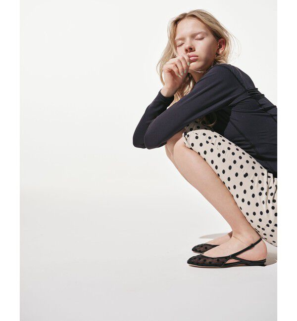 UNITED ARROWS「＜PIPPICHIC＞CHUCHU DOT フラットシューズ」|バレエシューズ|