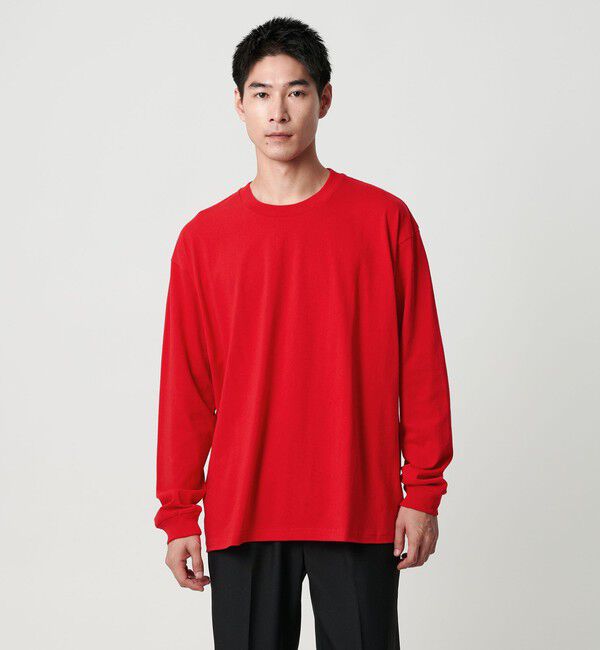 UNITED ARROWS green label relaxing「＜GOAT＞7オンス ロングスリーブ Tシャツ」|Tシャツ・カットソー|RED