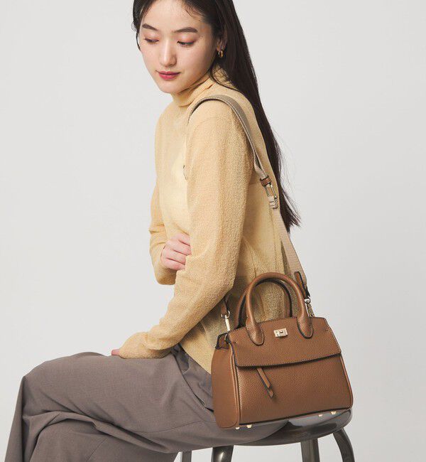 UNITED ARROWS green label relaxing「2WAY 金具 ミニボストンバッグ」|ショルダー・メッセンジャー|MD.BROWN