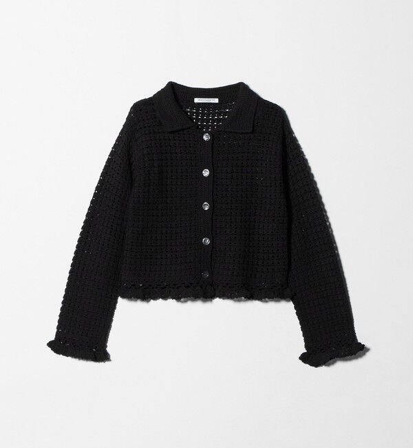 BEAUTY&YOUTH UNITED ARROWS「コットン ハンドクロシェ ニットカーディガン」|カーディガン|