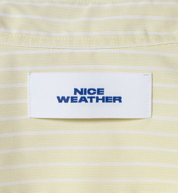 NICE WEATHER「＜NICE WEATHER＞パターン クロップド シャツ」|シャツ・ブラウス|