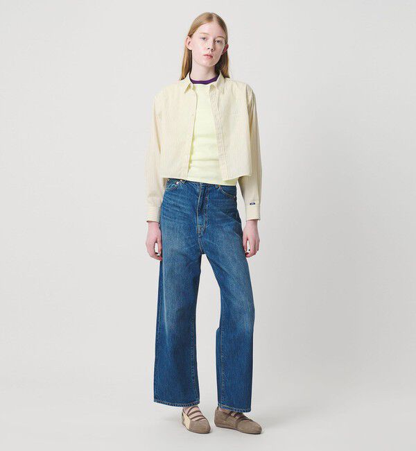 NICE WEATHER「＜NICE WEATHER＞パターン クロップド シャツ」|シャツ・ブラウス|