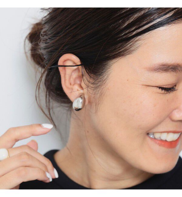 Demi-Luxe BEAMS 「ラブドロップ イヤリング.M」|その他|SILVER